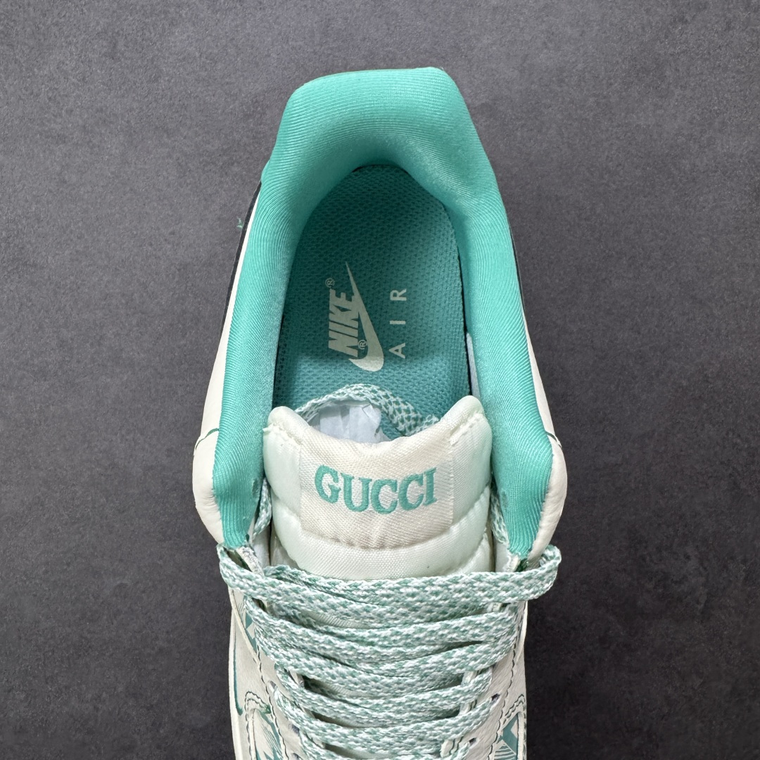 图片[7]-【定制版】NIke Air Force 1 \’07 Low “古驰联名——薄荷绿”空军一号 低帮 运动鞋 休闲鞋 折边针车 工艺难度大 原楦头原纸板 原装鞋盒 定制五金配件 内置全掌气垫 原厂鞋底 货号：XL1979-124 尺码：36 36.5 37.5 38 38.5 39 40 40.5 41 42 42.5 43 44 44.5 45 编码：HXSA310320-选品中心