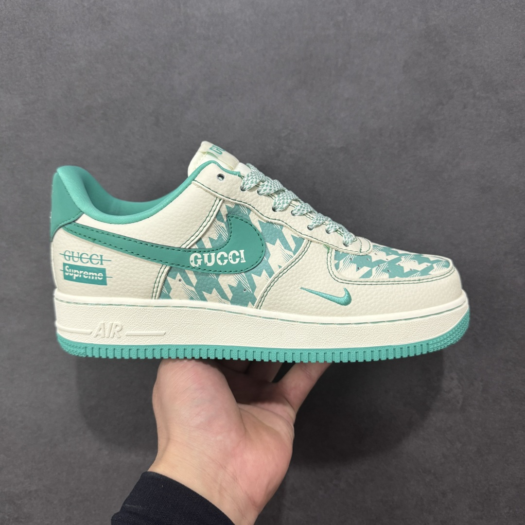 【定制版】NIke Air Force 1 \'07 Low “古驰联名——薄荷绿”空军一号 低帮 运动鞋 休闲鞋 折边针车 工艺难度大 原楦头原纸板 原装鞋盒 定制五金配件 内置全掌气垫 原厂鞋底 货号:XL1979-124 尺码:36 36.5 37.5 38 38.5 39 40 40.5 41 42 42.5 43 44 44.5 45 编码:HXSA310320-选品中心