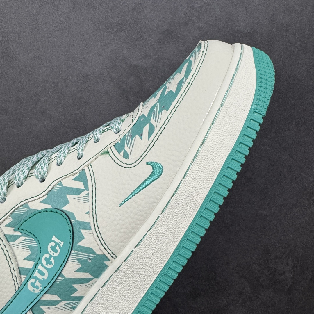 图片[5]-【定制版】NIke Air Force 1 \’07 Low “古驰联名——薄荷绿”空军一号 低帮 运动鞋 休闲鞋 折边针车 工艺难度大 原楦头原纸板 原装鞋盒 定制五金配件 内置全掌气垫 原厂鞋底 货号：XL1979-124 尺码：36 36.5 37.5 38 38.5 39 40 40.5 41 42 42.5 43 44 44.5 45 编码：HXSA310320-选品中心