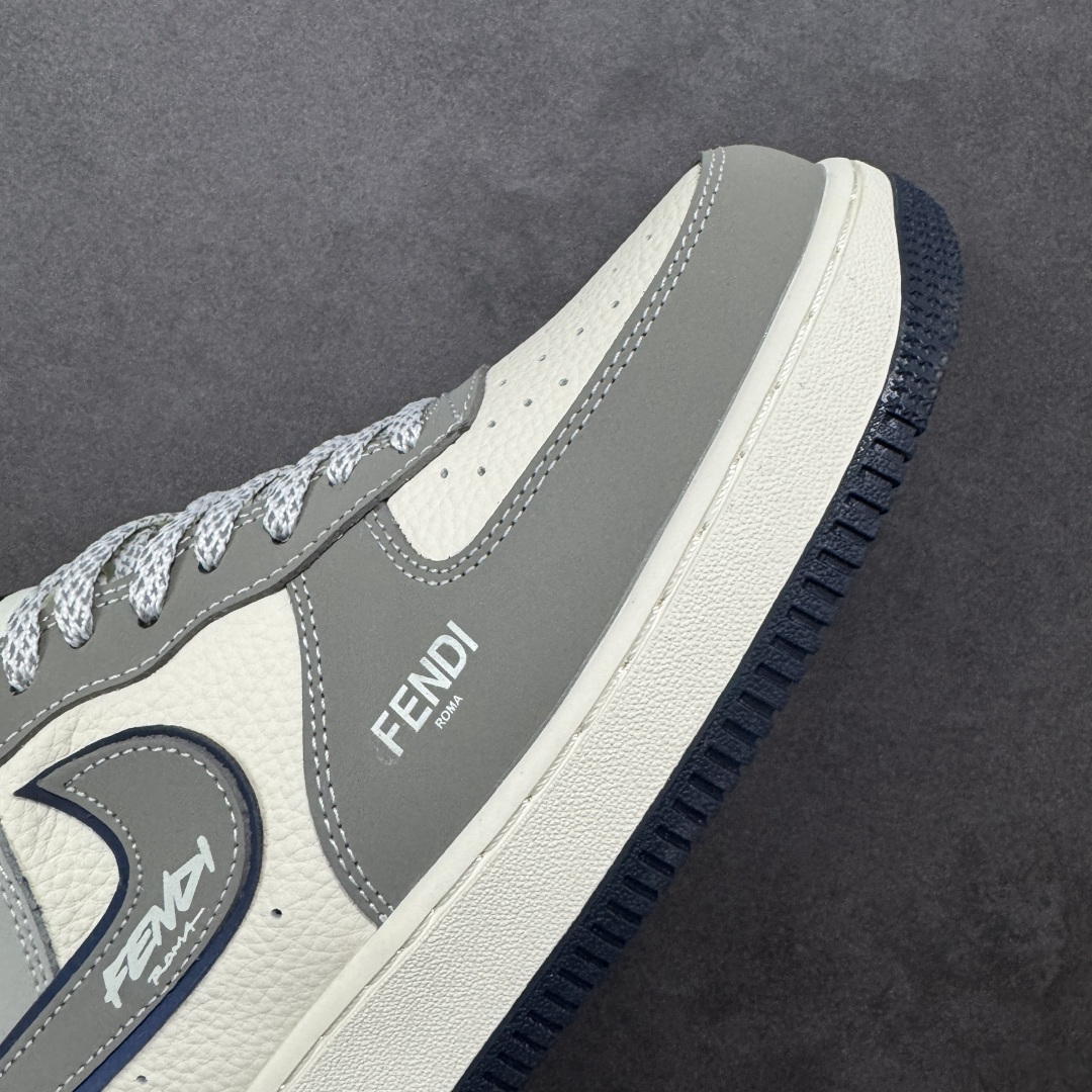 图片[5]-【定制版】Nike Air Force 1\’07 Low 联名 创意米灰黑 空军一号低帮休闲板鞋  #原楦头原纸板 原装鞋盒 定制五金配件 内置全掌气垫 原厂鞋底 货号：DF0188-110  尺码：36 36.5 37.5 38 38.5 39 40 40.5 41 42 42.5 43 44 44.5 45-选品中心
