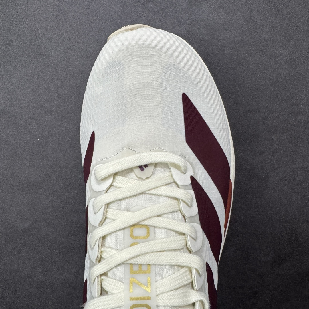 图片[8]-【TD版本】AD Adizero EVO SL 二代 马拉松竞速专业跑鞋 JR2020 针织网面非常轻薄 纤维间的缝隙很大 可以保证跑步时的透气、排汗效果 鞋舌直接与两侧的内衬和鞋底连接在一起 在跑步过程中不会被鞋舌的左右移动所困扰 在标准鞋带孔的基础上再拓宽一组鞋带孔 适合不同脚型的需求 突破性 EnergyRods 技术，有助于跑者实现更好的成绩 中底独特的LIGHTSTRIKE PRO泡棉材质 微弹感觉在跑步过程中给予了良好的支撑体验 对于顶级精英和高水平进阶跑者来说 ADIOS PRO是一双值得信赖的竞速比赛用鞋 尺码：36 36.5 37.5 38 38.5 39 40 40.5 41 42 42.5 43 44 44.5 45-选品中心