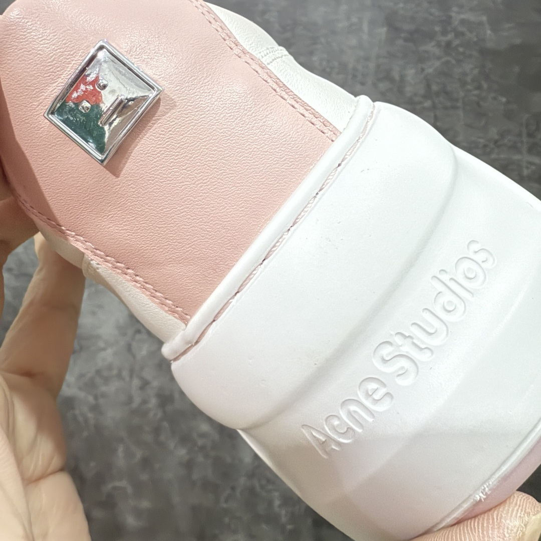 New Star版本Acne Studios Steffey Velcro Strap Sneakers 维可搭扣系列低帮笑脸魔术贴厚底老爹风休闲运动鞋