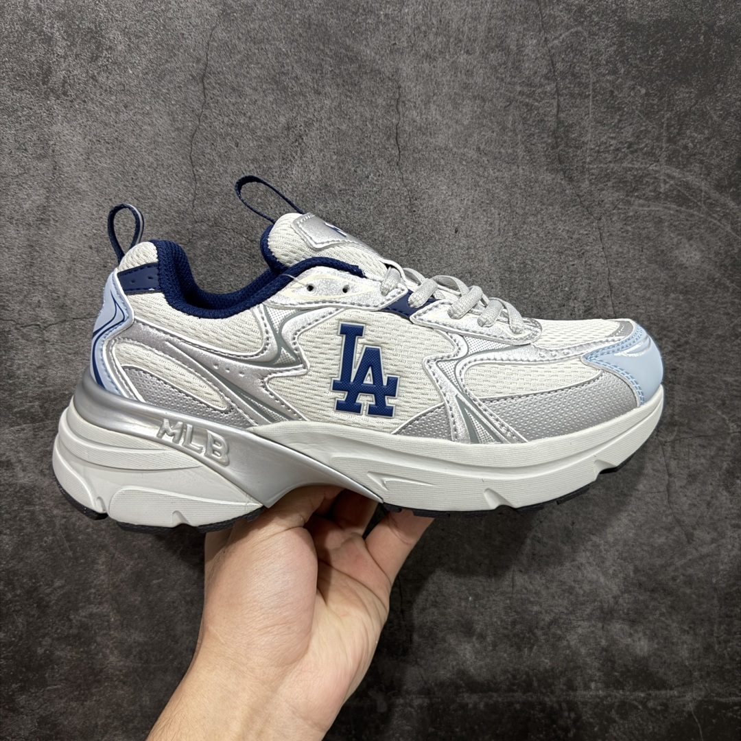 【纯原版】韩国洋基队NY大标潮流老爹鞋MLB小白鞋复古轻便增高运动鞋新款绑带时尚潮流百搭原材料打造 原楦