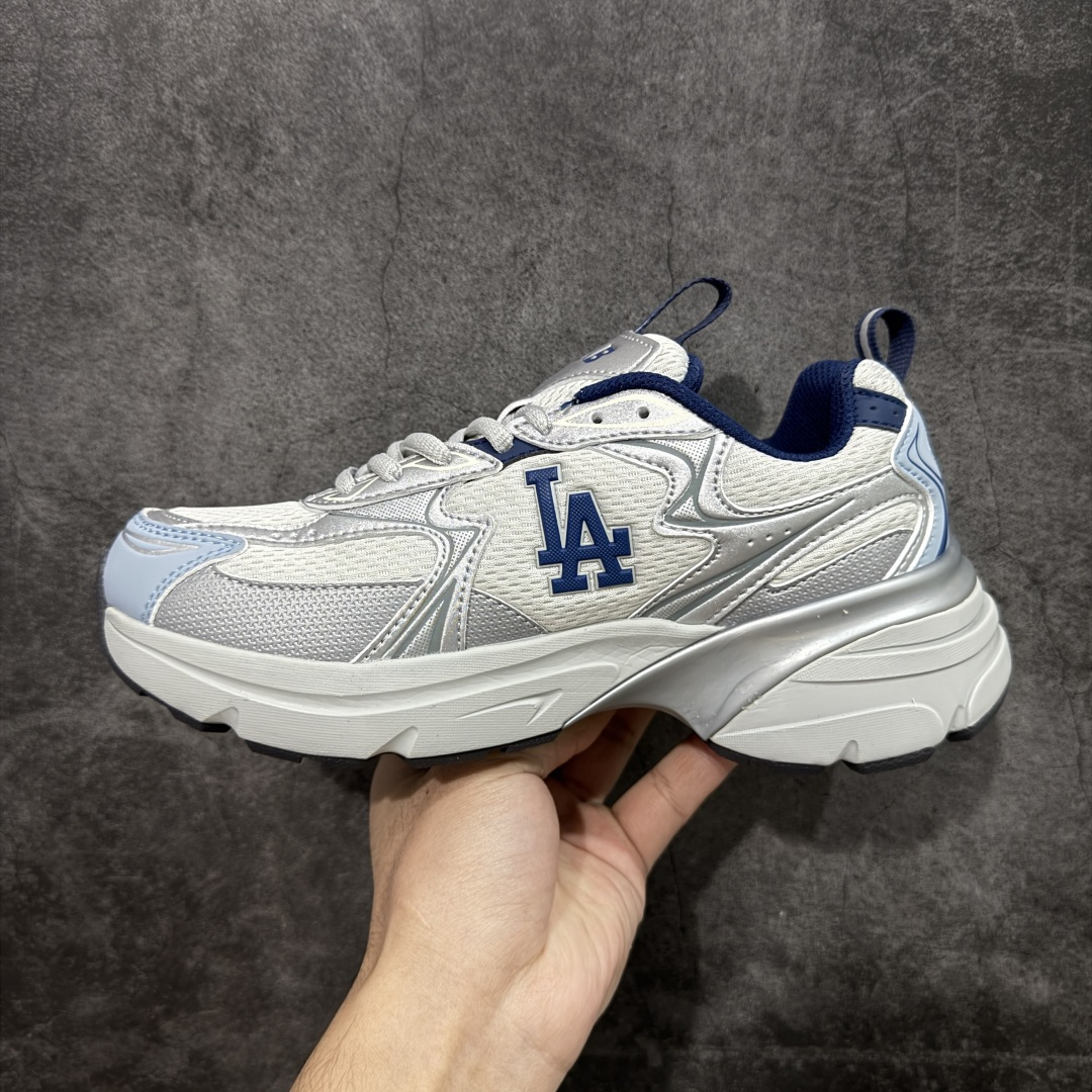 【纯原版】韩国洋基队NY大标潮流老爹鞋MLB小白鞋复古轻便增高运动鞋新款绑带时尚潮流百搭原材料打造 原楦