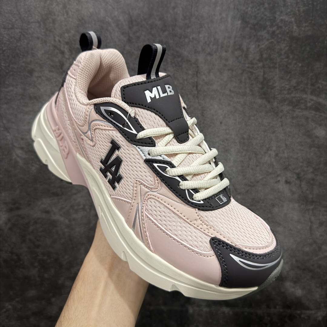 【纯原版】韩国洋基队NY大标潮流老爹鞋MLB小白鞋复古轻便增高运动鞋新款绑带时尚潮流百搭原材料打造 原楦