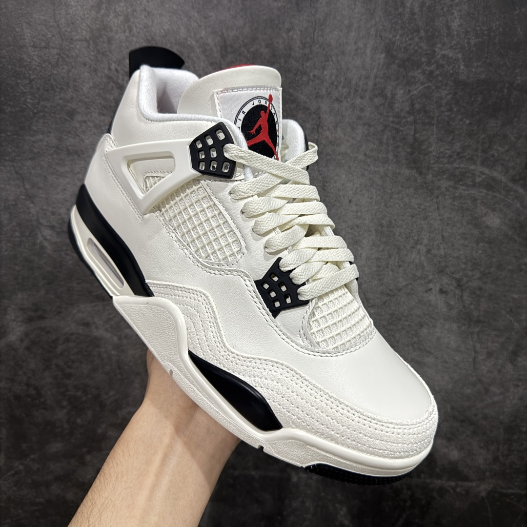 【纯原】Air Jordan AJ4 “Flight Club”Sail/Black-Universit