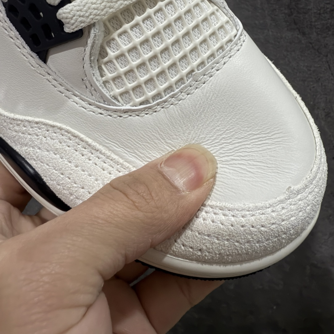 图片[5]-【原厂版】Air Jordan AJ4 “Flight Club”Sail/Black-University Red 飞行俱乐部 IM4002-100 全新升级改良 原鞋原楦原纸板同源开发 完美呈现乔4的版型 内侧正确双色网格 还原细节 原厂皮料 正确气垫颜色 正确网格工艺 正确拉帮工艺 全鞋原装材料制作 原档案原模具打造 支持全方位与正品对比 尺码：40-47.5-选品中心
