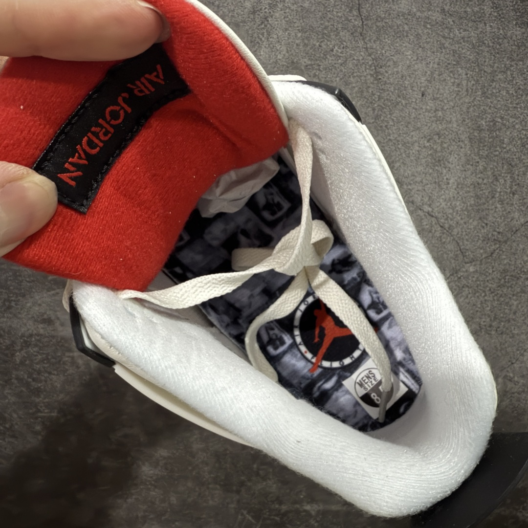 图片[7]-【原厂版】Air Jordan AJ4 “Flight Club”Sail/Black-University Red 飞行俱乐部 IM4002-100 全新升级改良 原鞋原楦原纸板同源开发 完美呈现乔4的版型 内侧正确双色网格 还原细节 原厂皮料 正确气垫颜色 正确网格工艺 正确拉帮工艺 全鞋原装材料制作 原档案原模具打造 支持全方位与正品对比 尺码：40-47.5-选品中心