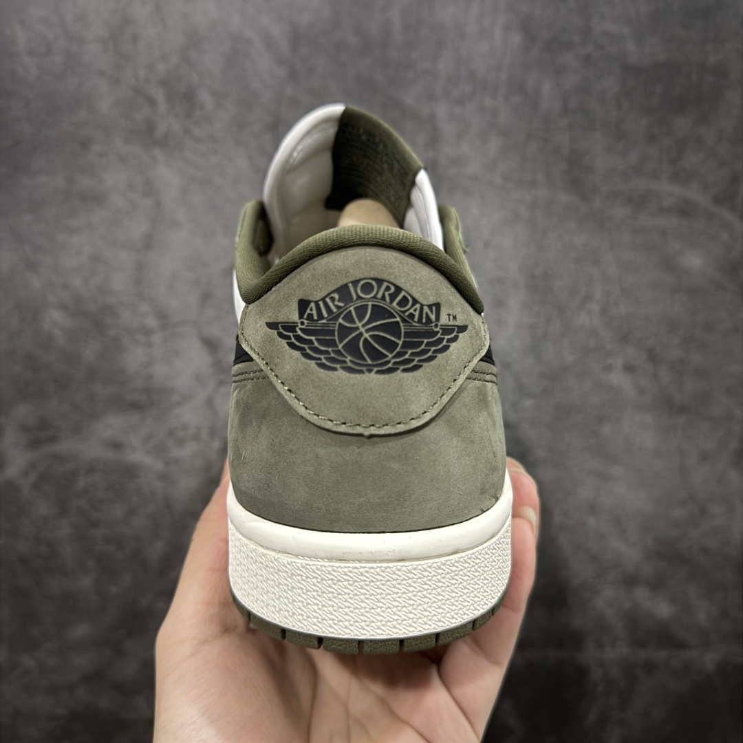 【纯原】Air Jordan AJ1 Low OG 低帮绿白黑 HQ6998-200原材料头层皮料国内一