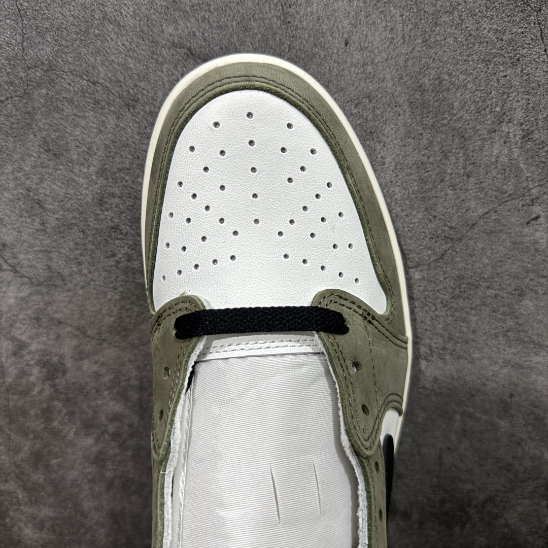 【纯原】Air Jordan AJ1 Low OG 低帮绿白黑 HQ6998-200原材料头层皮料国内一