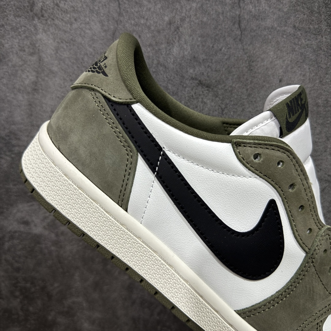 【纯原】Air Jordan AJ1 Low OG 低帮绿白黑 HQ6998-200原材料头层皮料国内一