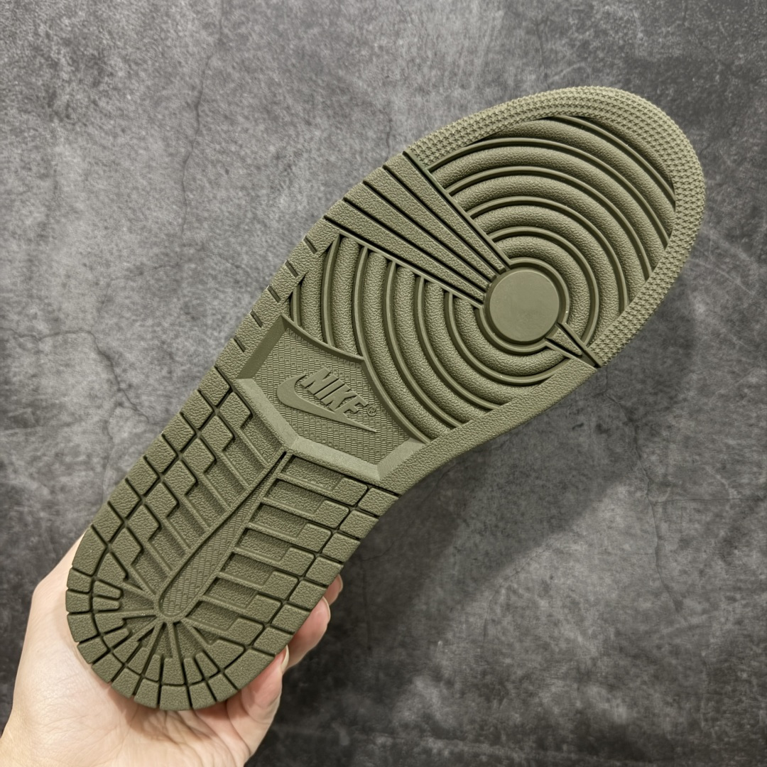 【纯原】Air Jordan AJ1 Low OG 低帮绿白黑 HQ6998-200原材料头层皮料国内一