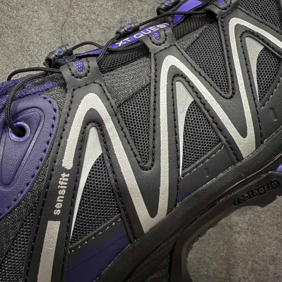 图片[4]-【巅峰升级版】Salomon XT-QUEST ADV 萨洛蒙情侣款户外机能鞋 491260 全新工厂出品 升级品质 全鞋改进为原厂一致材料打造 全新修长鞋型 版型正 全新玻璃冲刀 清洁度提升 中底带数字钢印 网面与鞋头材料校对一致无色差 鞋盒同步原版牛皮纸鞋盒 鞋头处添加☯️太极标 细节多次修改校正 坚持同步原版无差别 终端优势供应 尺码：36 36.5 37.5 38 38.5 39 40 40.5 41 42 42.5 43 44 44.5 45 46-选品中心