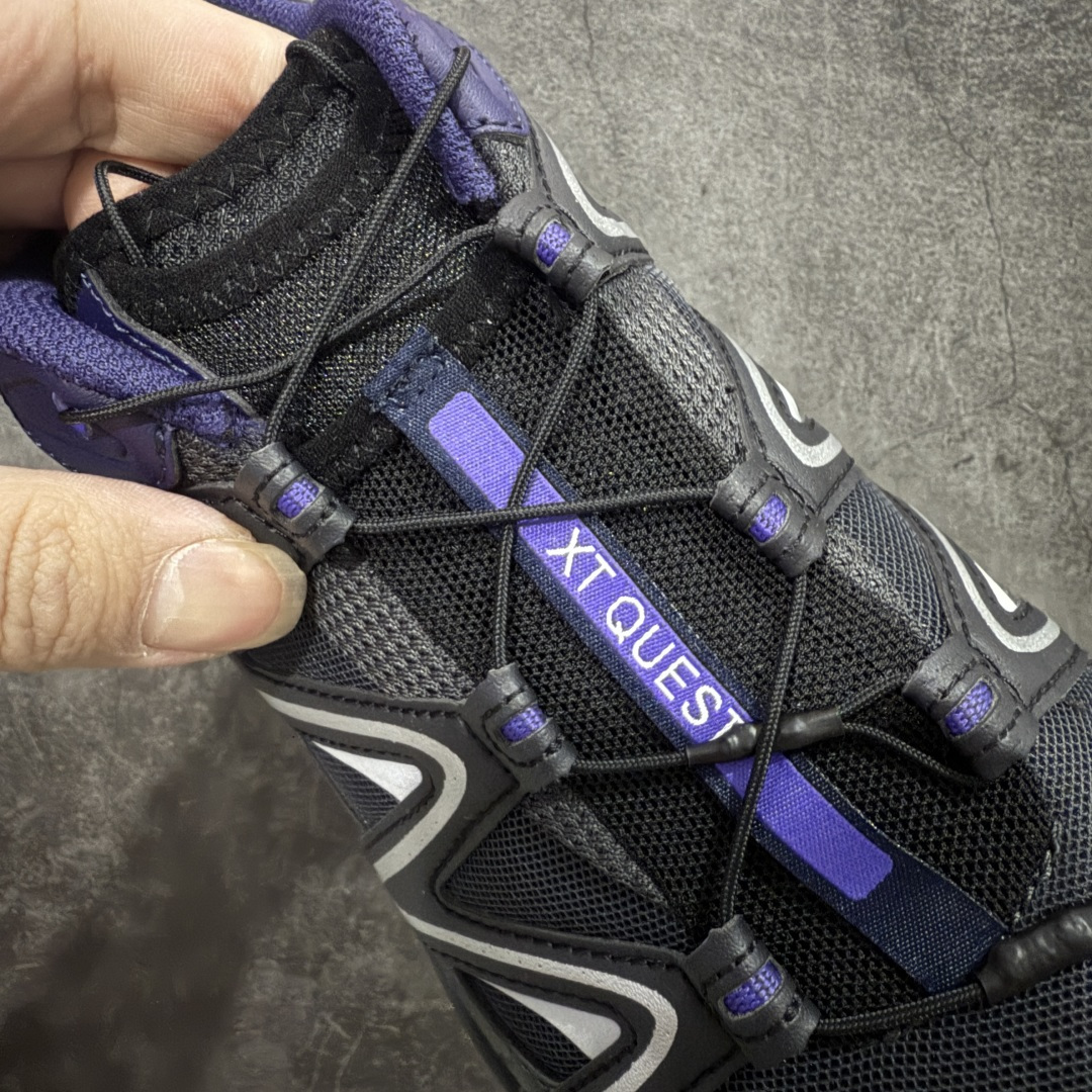 图片[7]-【巅峰升级版】Salomon XT-QUEST ADV 萨洛蒙情侣款户外机能鞋 491260 全新工厂出品 升级品质 全鞋改进为原厂一致材料打造 全新修长鞋型 版型正 全新玻璃冲刀 清洁度提升 中底带数字钢印 网面与鞋头材料校对一致无色差 鞋盒同步原版牛皮纸鞋盒 鞋头处添加☯️太极标 细节多次修改校正 坚持同步原版无差别 终端优势供应 尺码：36 36.5 37.5 38 38.5 39 40 40.5 41 42 42.5 43 44 44.5 45 46-选品中心