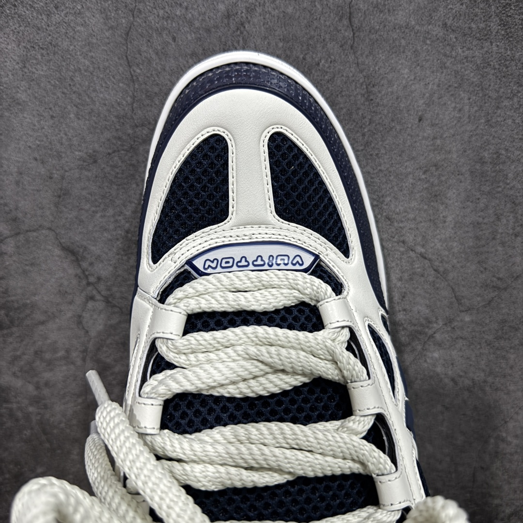 图片[5]-【佛山顶级超A版】Louis Vuitton LV Skate系列 白蓝 仓库现货 当天可取 佛山超A私人订单 专柜混卖零售专供 所有配色均为购买原版复刻 整体版型 皮料 市场独一无二 后跟版型都可以自行对比[机智]吊打市场所有货 怒甩十条街，欢迎拿市场各大工厂的货来对比！ 鞋舌烫金超正 压印程度秒杀市面90%以上的高端货 新配色陆续开发出货 尺码：39-46-选品中心