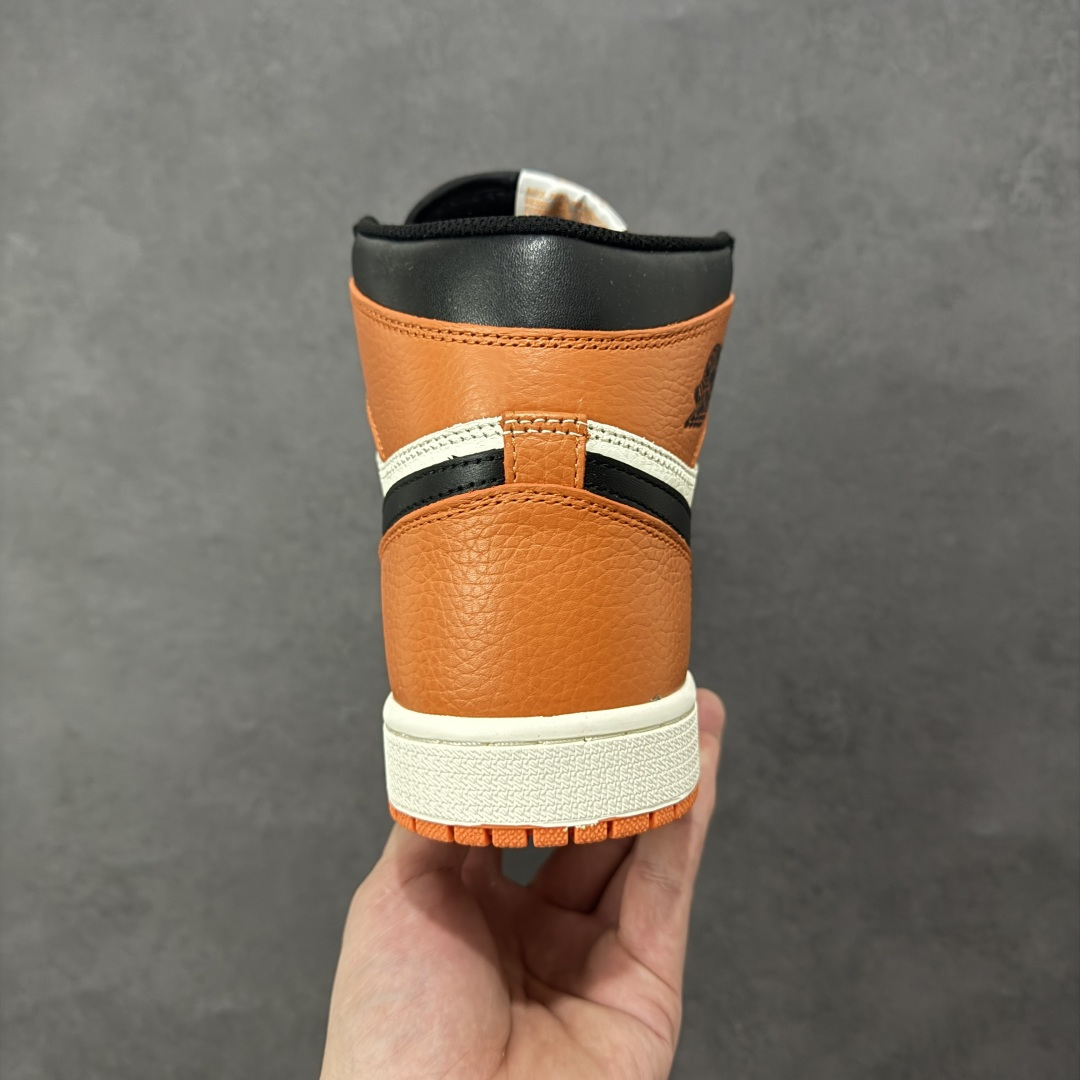 图片[4]-【公司级头层版】Air Jordan 1 High OG 高帮 AJ1 乔丹1代 aj1 乔1 高邦扣碎篮板 金人吊牌 乔丹篮球鞋系列DZ5485-008 采用正确头层皮组合荔枝纹头层皮革鞋面材质 中底注胶孔及缜密中底拉帮工艺 内置气垫及耐磨橡胶大底 尺码：36-47带半码-选品中心