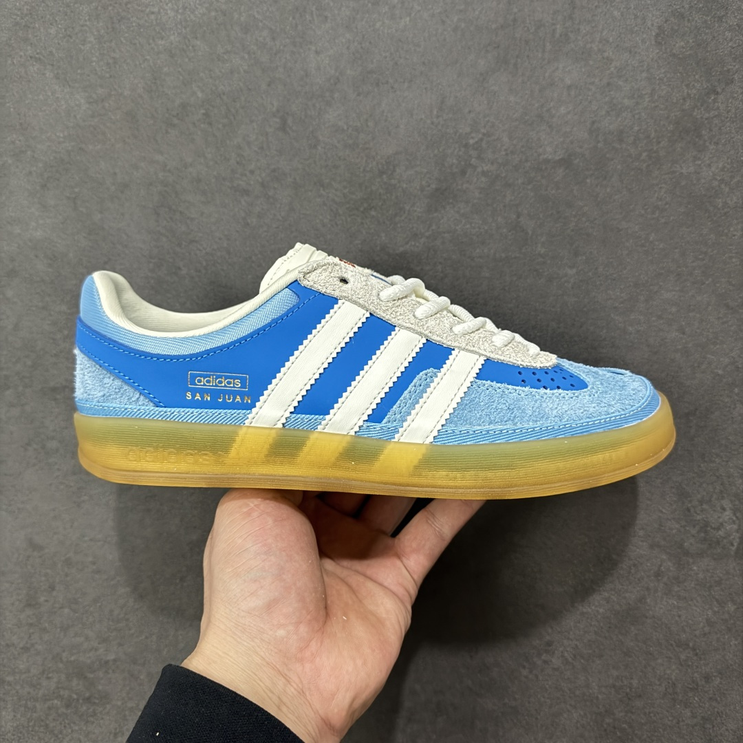 【公司级】Bad Bunny x AD 阿迪 Gazelle Indoor 坏痞兔联名低帮运动休闲板鞋 新版本出货 货号:IF9734 尺码:36 36.5 37 38 38.5 39 40 40.5 41 42 42.5 43 44 44.5 45 编码:GLB230240-选品中心