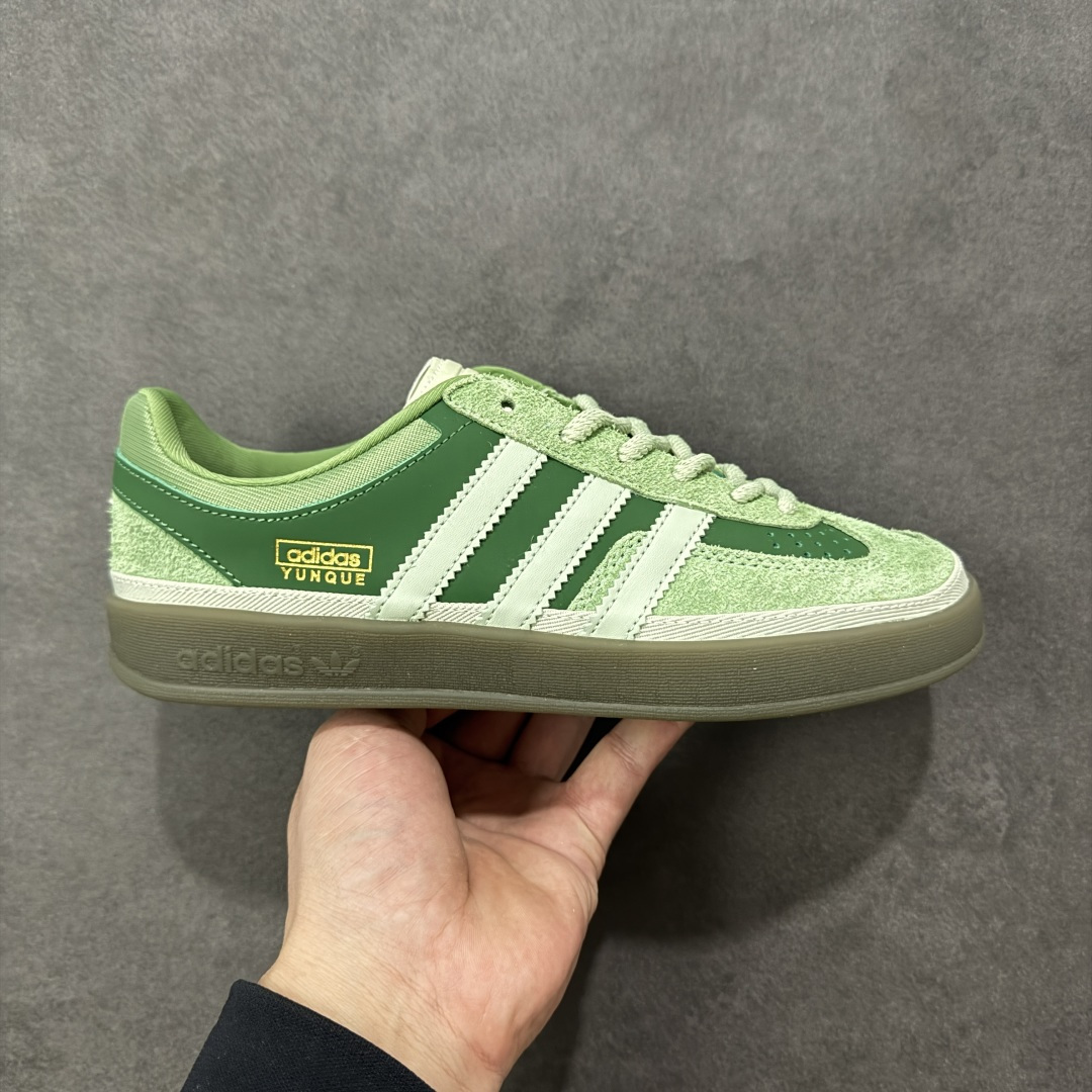 【公司级】Bad Bunny x AD 阿迪 Gazelle Indoor 坏痞兔联名低帮运动休闲板鞋 新版本出货 货号:JS5049 尺码:36 36.5 37 38 38.5 39 40 40.5 41 42 42.5 43 44 44.5 45 编码:GLB230240-选品中心