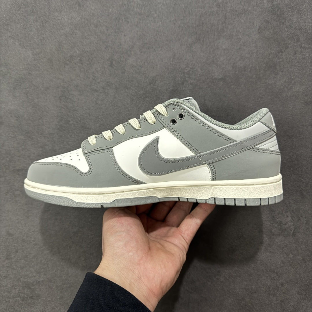 图片[2]-【定制版】Nike SB Dunk Low 周年高端定制 低帮休闲板鞋 灰狼 #定制鞋盒 超高清洁度 皮料切割干净无任何毛边 细节完美 货号：GW0510-051 尺码：40 40.5 41 42 42.5 43 44 44.5 45 46 编码：HXSB330340-选品中心