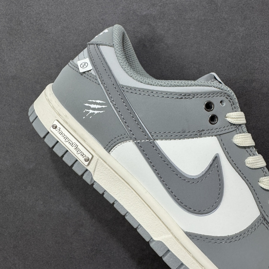 图片[6]-【定制版】Nike SB Dunk Low 周年高端定制 低帮休闲板鞋 灰狼 #定制鞋盒 超高清洁度 皮料切割干净无任何毛边 细节完美 货号：GW0510-051 尺码：40 40.5 41 42 42.5 43 44 44.5 45 46 编码：HXSB330340-选品中心