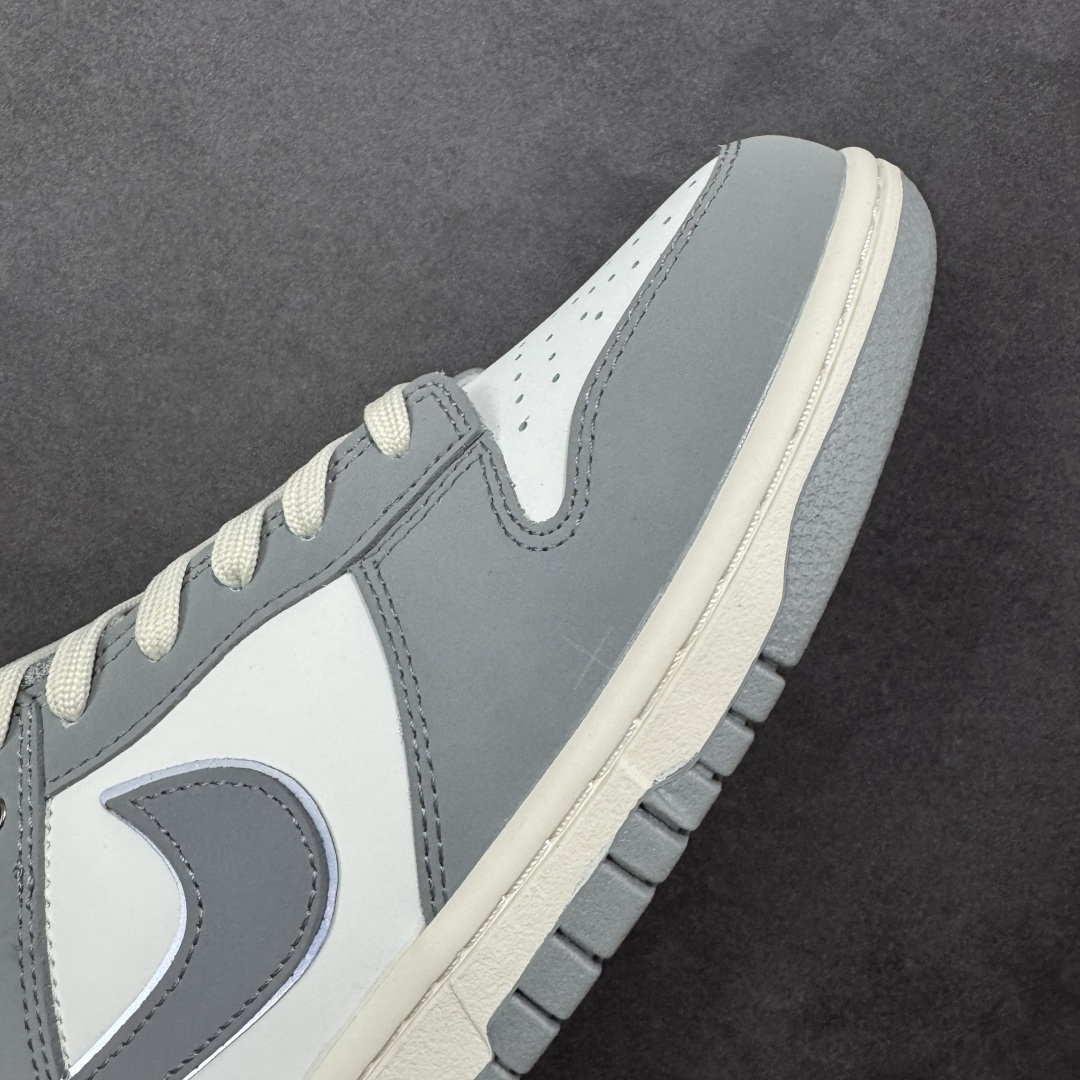 图片[5]-【定制版】Nike SB Dunk Low 周年高端定制 低帮休闲板鞋 灰狼 #定制鞋盒 超高清洁度 皮料切割干净无任何毛边 细节完美 货号：GW0510-051 尺码：40 40.5 41 42 42.5 43 44 44.5 45 46 编码：HXSB330340-选品中心