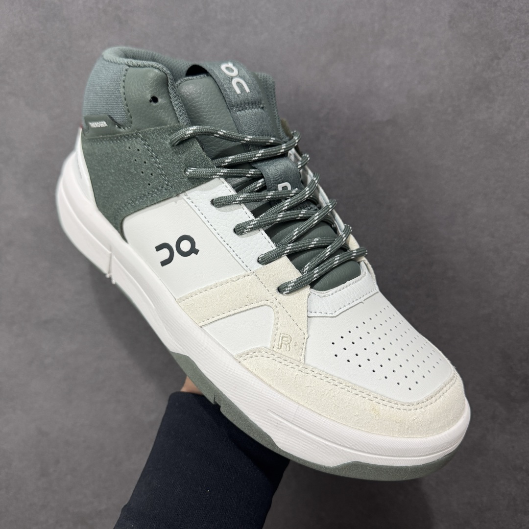 图片[3]-【公司级】On The Roger Clubhouse 昂跑 低帮 白绿色 舒适网布减震防滑耐磨低邦长跑跑步鞋 稳健敏捷、功能多面，用轻量脚感和灵活反馈，助力跑步训练和运动健身。以Helion Superfoam打造Clouds Surferds科技鞋底，铸就灵活反馈、动态流畅体验。鞋跟内的精制足跟垫牢牢固定双足，提供柔软安全的体验；内置Speedboardd更好地推进跑者向前的每一步。根据运动机能编织纹路的工程网眼鞋面，轻盈柔软也坚韧耐用、舒适透气也灵活敏捷。 货号：3MF10541528 尺码：36-45 编码：AYB240250-选品中心