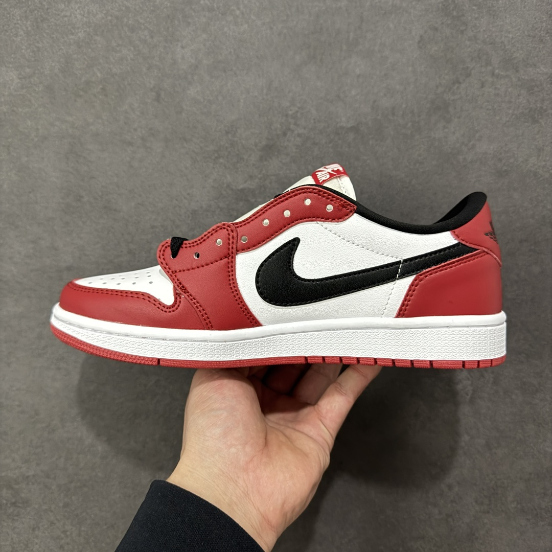 图片[2]-【清远TS版】Air Jordan aj1低帮白红芝加哥 HQ6998-600 口碑AJ大厂出品 全系列原楦原纸板开发 原厂头层皮料加持 原厂定型后跟完美效果 裁片超高清洁度 针车 细节到位 性价比十足💪🏻 尺码：36-47.5（半）-选品中心