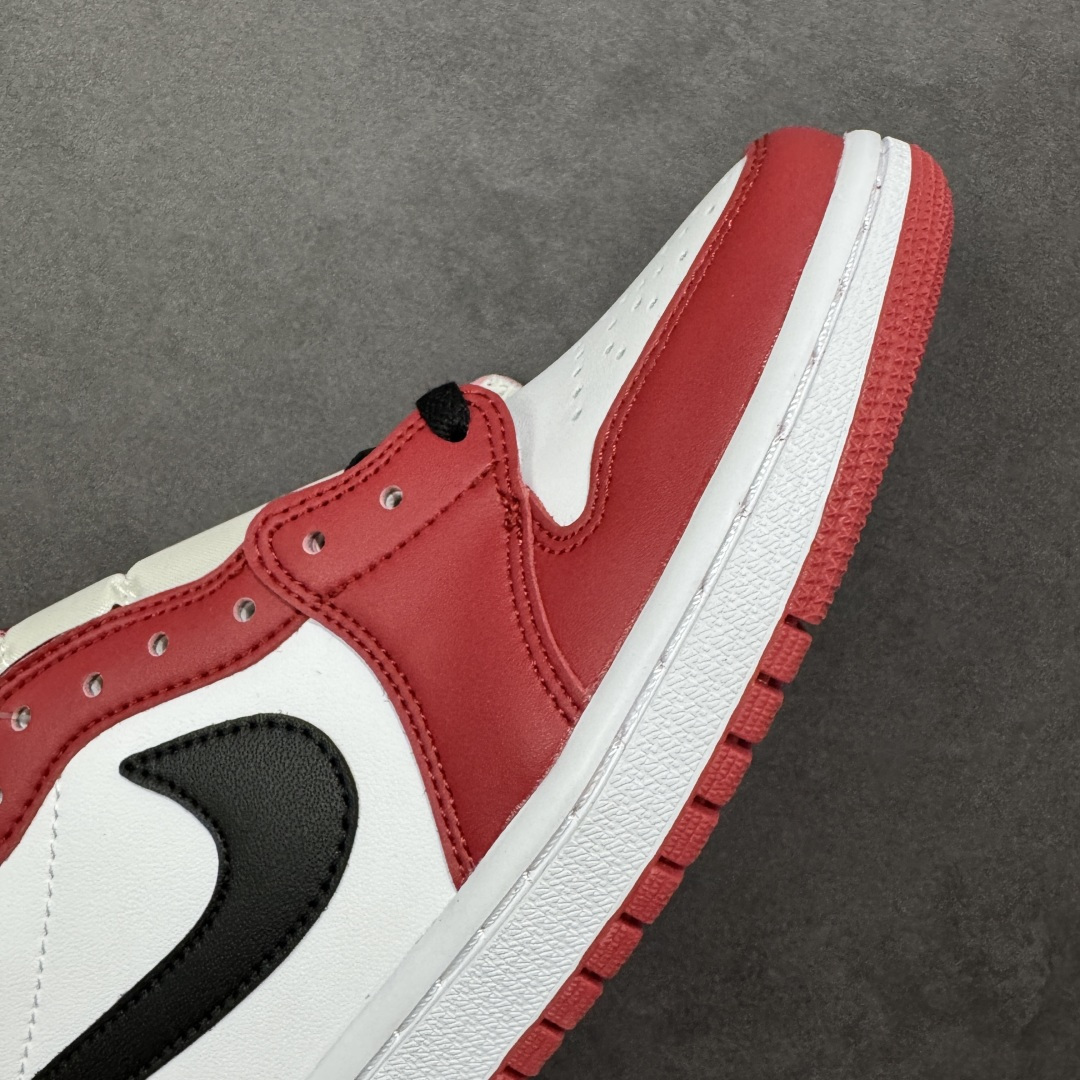 图片[5]-【清远TS版】Air Jordan aj1低帮白红芝加哥 HQ6998-600 口碑AJ大厂出品 全系列原楦原纸板开发 原厂头层皮料加持 原厂定型后跟完美效果 裁片超高清洁度 针车 细节到位 性价比十足💪🏻 尺码：36-47.5（半）-选品中心