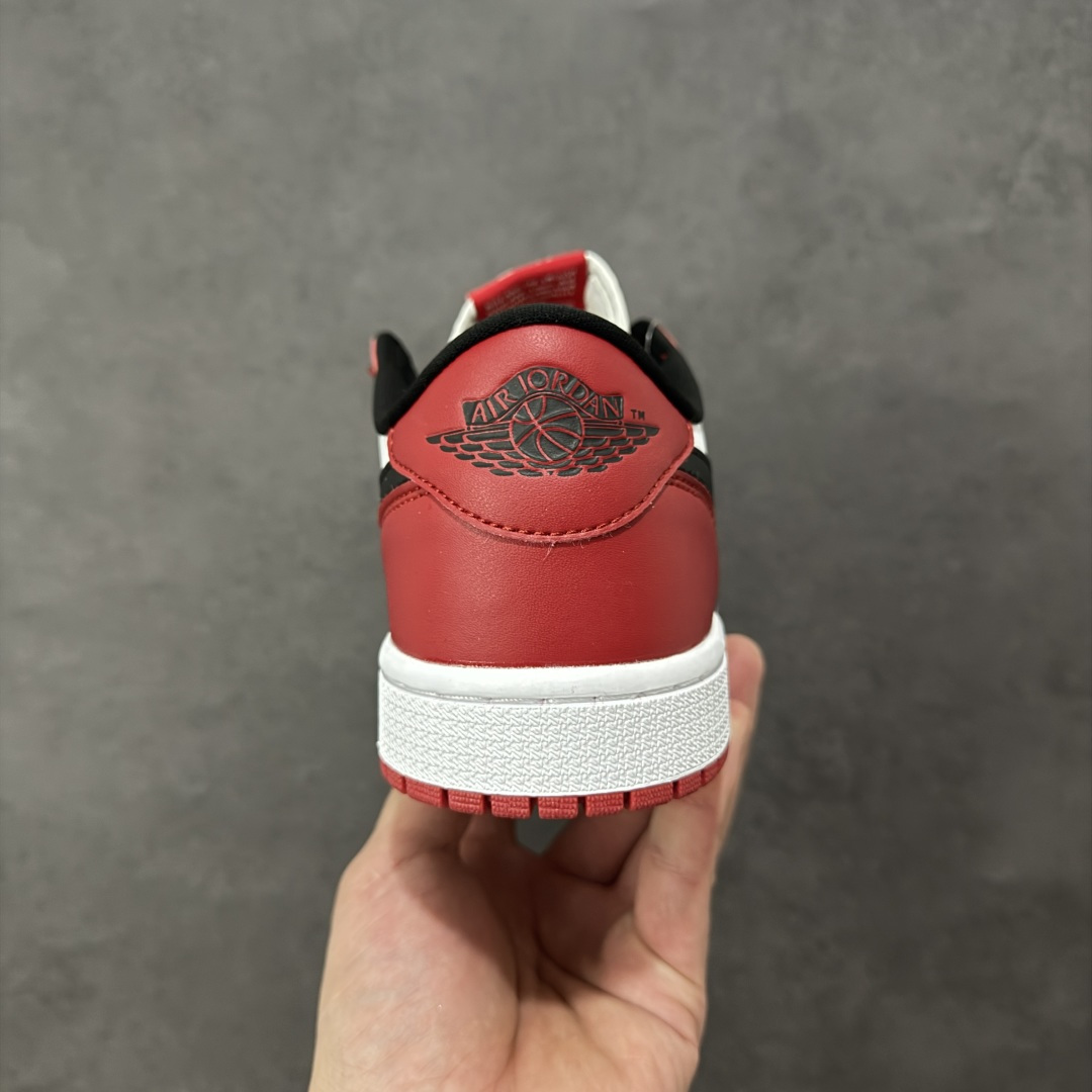 图片[4]-【清远TS版】Air Jordan aj1低帮白红芝加哥 HQ6998-600 口碑AJ大厂出品 全系列原楦原纸板开发 原厂头层皮料加持 原厂定型后跟完美效果 裁片超高清洁度 针车 细节到位 性价比十足💪🏻 尺码：36-47.5（半）-选品中心