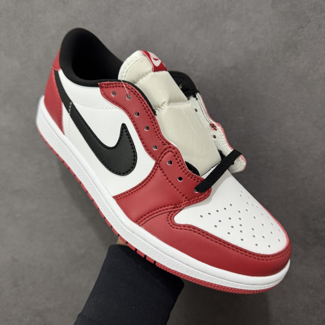 图片[3]-【清远TS版】Air Jordan aj1低帮白红芝加哥 HQ6998-600 口碑AJ大厂出品 全系列原楦原纸板开发 原厂头层皮料加持 原厂定型后跟完美效果 裁片超高清洁度 针车 细节到位 性价比十足💪🏻 尺码：36-47.5（半）-选品中心