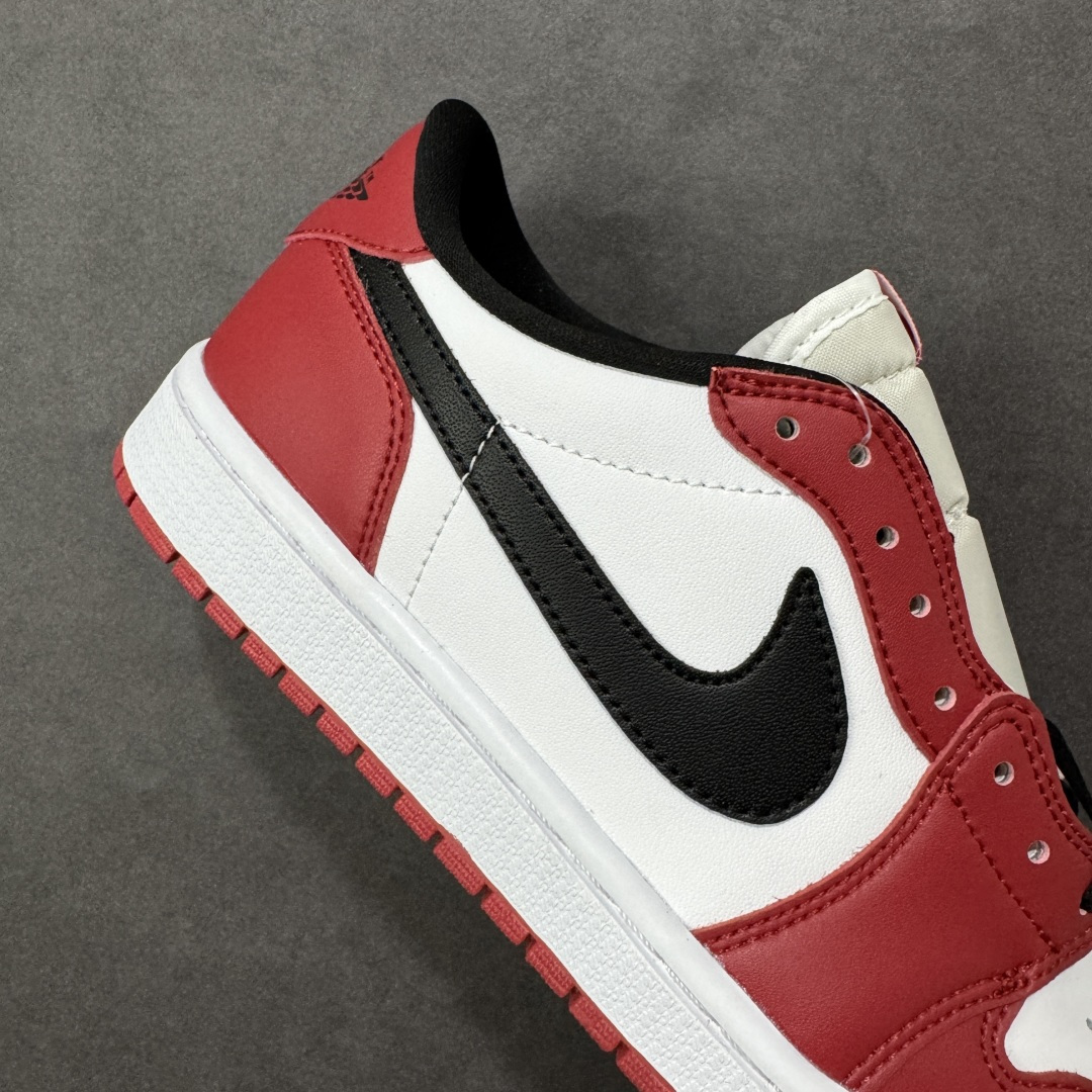 图片[6]-【清远TS版】Air Jordan aj1低帮白红芝加哥 HQ6998-600 口碑AJ大厂出品 全系列原楦原纸板开发 原厂头层皮料加持 原厂定型后跟完美效果 裁片超高清洁度 针车 细节到位 性价比十足💪🏻 尺码：36-47.5（半）-选品中心