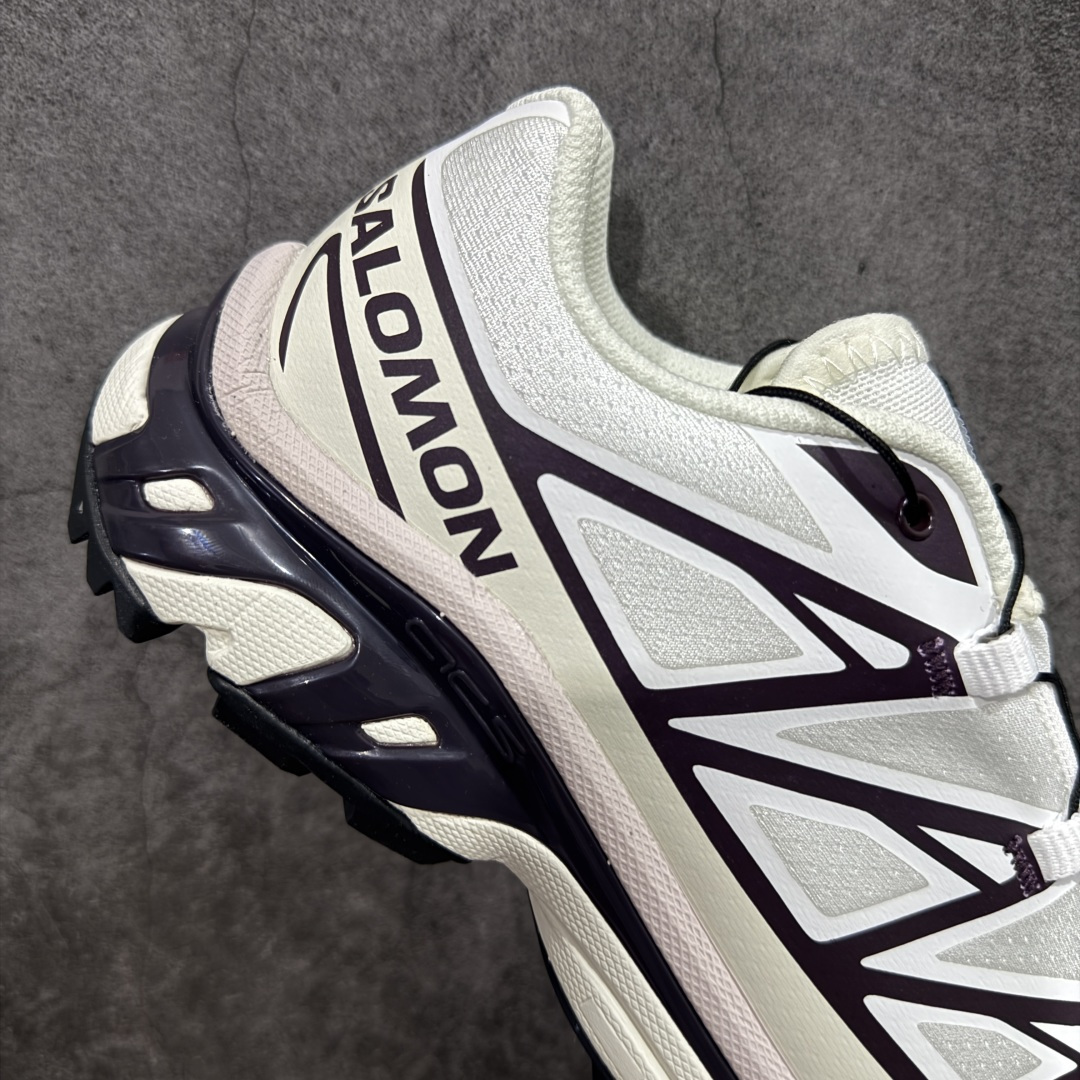 【外贸版】 Salomon XT-6 萨洛蒙复古潮流户外机能登山跑鞋 白色 纯原外贸平台特供订单 专供外