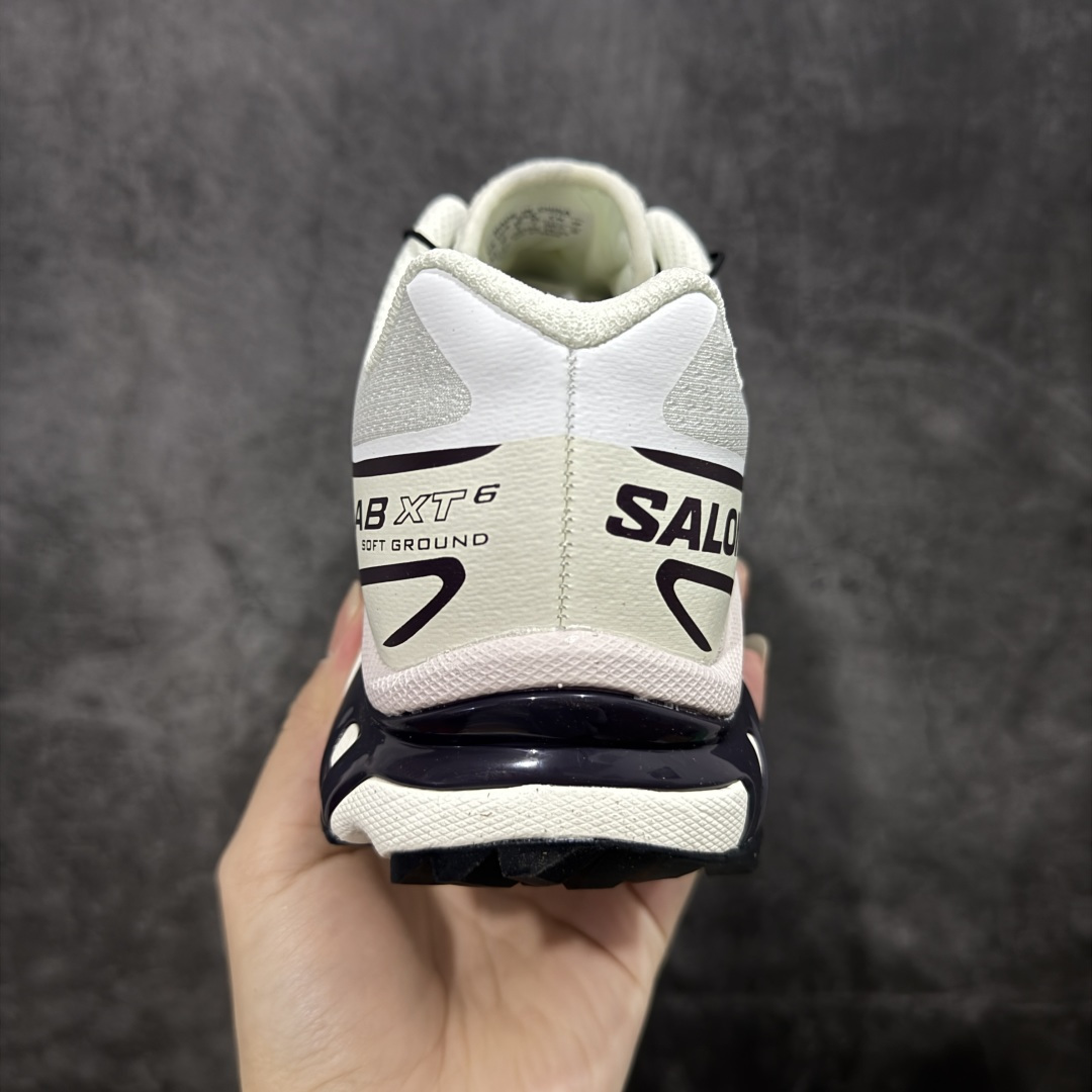 【外贸版】 Salomon XT-6 萨洛蒙复古潮流户外机能登山跑鞋 白色 纯原外贸平台特供订单 专供外
