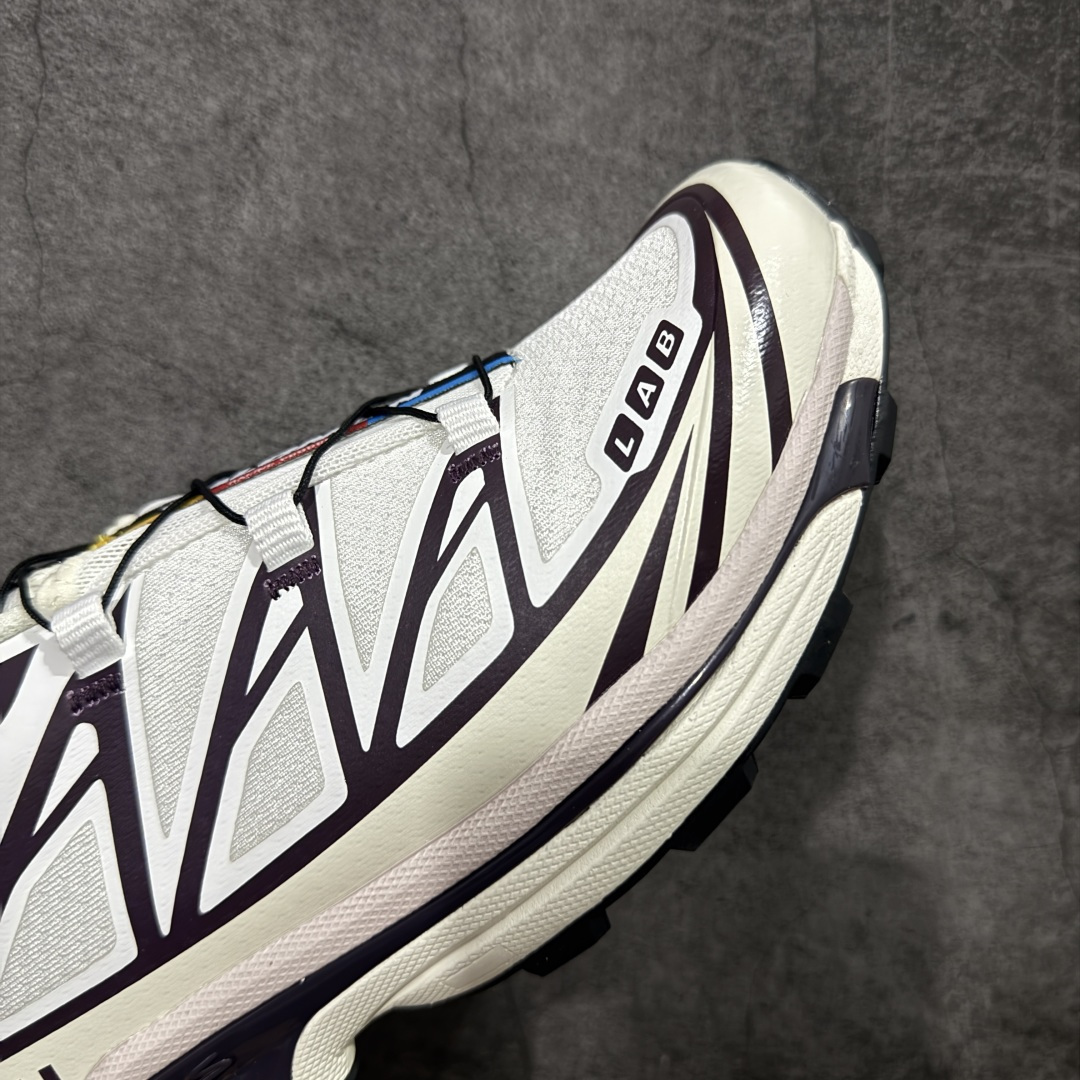 【外贸版】 Salomon XT-6 萨洛蒙复古潮流户外机能登山跑鞋 白色 纯原外贸平台特供订单 专供外