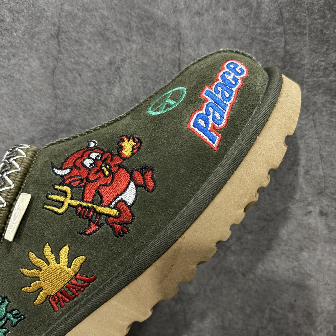 图片[6]-【莞产纯原】PALACE x UGG 7290 Tasman 小恶魔联名款柔软舒适低帮生活休闲鞋 男女同款 秋冬羊皮毛一体雪地靴 全鞋采用ZP同厂 隆丰A级澳洲进口羊皮毛一体 品牌代工厂生产线 完全遵循ZP工艺流程 代工厂原厂版师 秉承无原鞋不开发选择 注重每一处细节 市面最正版型 尺码：35 36 37 38 39 40 41 42 43 44 45-选品中心