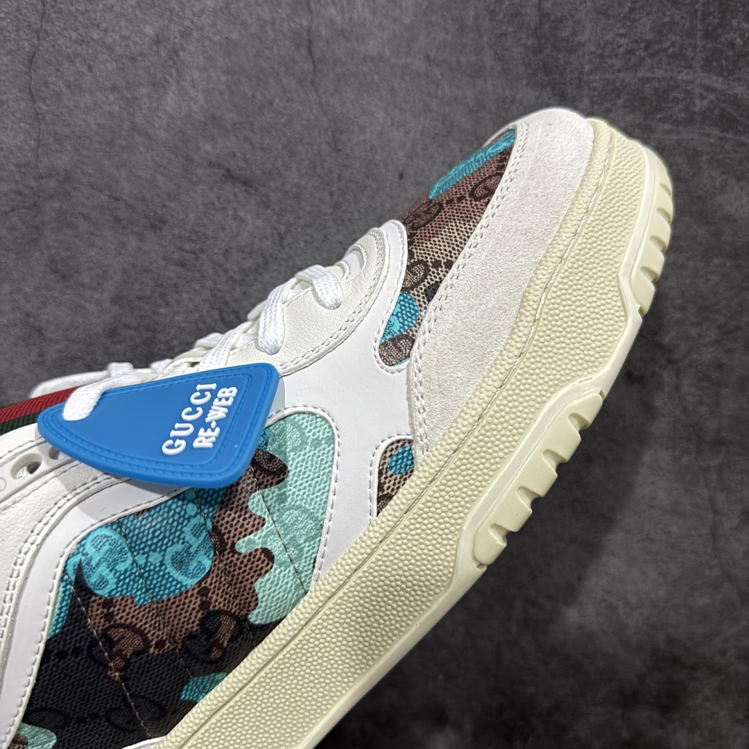 图片[6]-【海淘代购版】Gucci 古驰 RE-Web 新款 复古休闲板鞋 海淘代购专供品质 正确楦型 配件齐全 进口皮料/原版羊皮内里 匠心打造 其用料及细节已争取最大限度还原公司正品 实拍如图 所见即所得 谨防混卖 尺码：39 40 41 42 43 44 45-选品中心