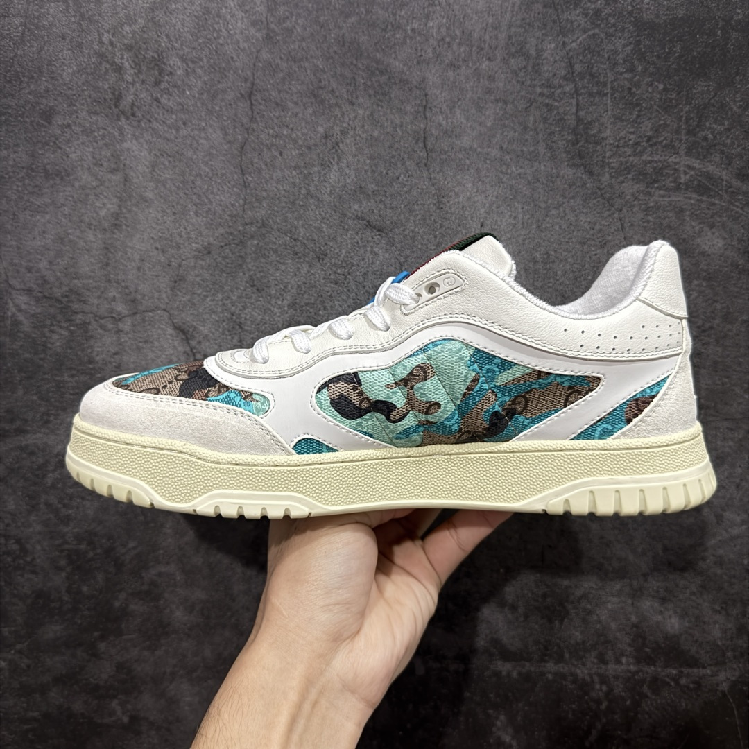 图片[2]-【海淘代购版】Gucci 古驰 RE-Web 新款 复古休闲板鞋 海淘代购专供品质 正确楦型 配件齐全 进口皮料/原版羊皮内里 匠心打造 其用料及细节已争取最大限度还原公司正品 实拍如图 所见即所得 谨防混卖 尺码：39 40 41 42 43 44 45-选品中心