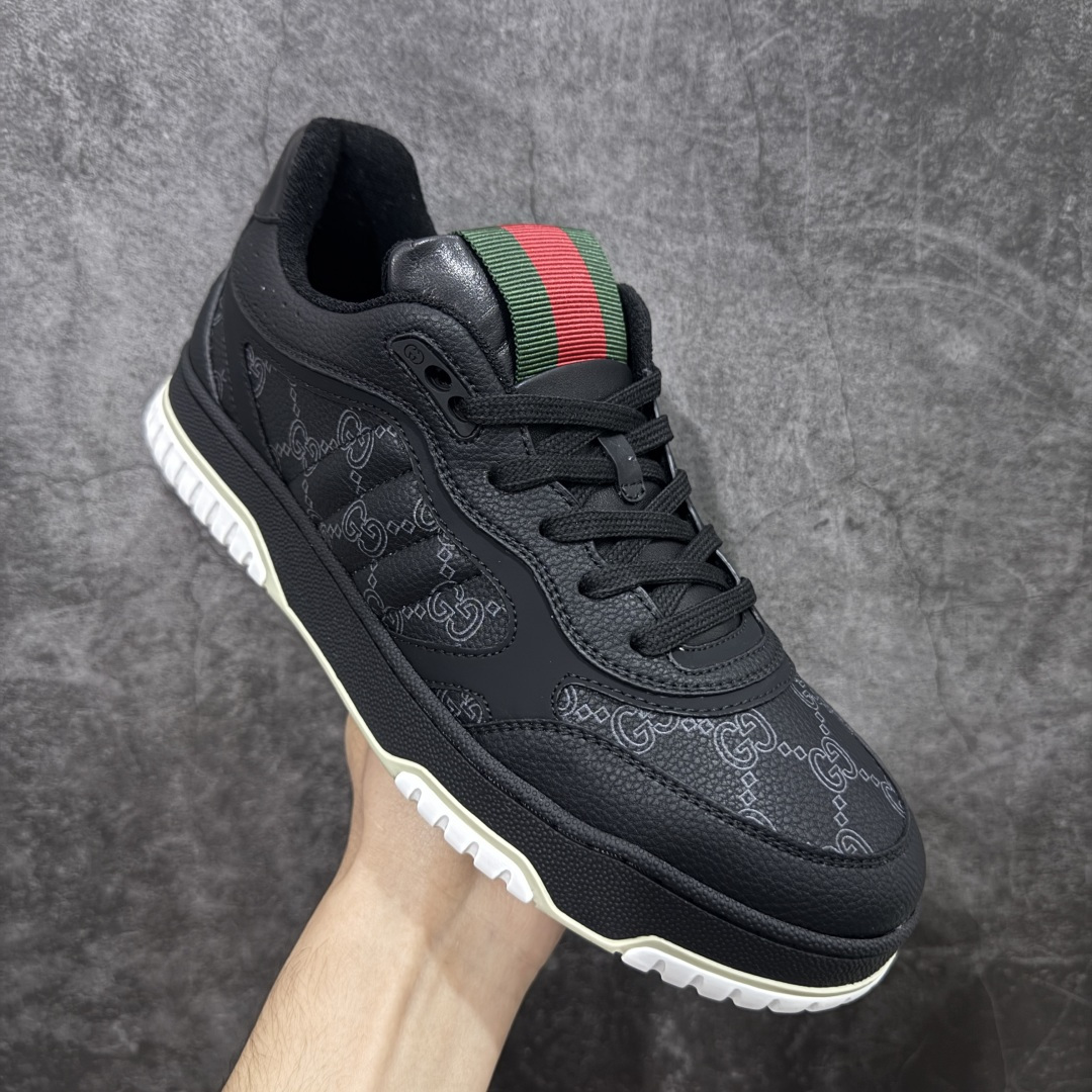 图片[3]-【海淘代购版】Gucci 古驰 RE-Web 新款 复古休闲板鞋 海淘代购专供品质 正确楦型 配件齐全 进口皮料/原版羊皮内里 匠心打造 其用料及细节已争取最大限度还原公司正品 实拍如图 所见即所得 谨防混卖 尺码：39 40 41 42 43 44 45-选品中心