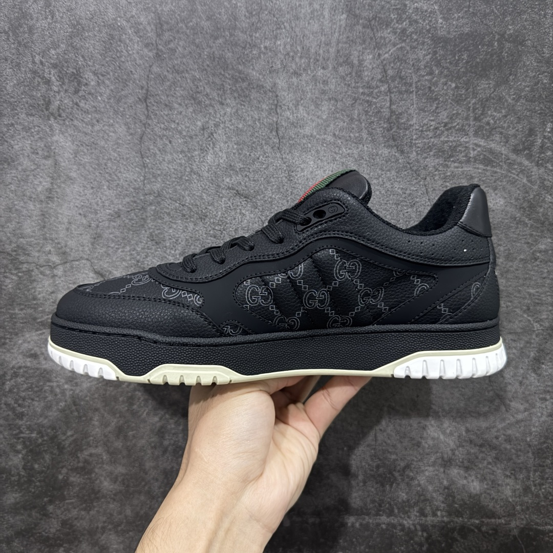 图片[2]-【海淘代购版】Gucci 古驰 RE-Web 新款 复古休闲板鞋 海淘代购专供品质 正确楦型 配件齐全 进口皮料/原版羊皮内里 匠心打造 其用料及细节已争取最大限度还原公司正品 实拍如图 所见即所得 谨防混卖 尺码：39 40 41 42 43 44 45-选品中心