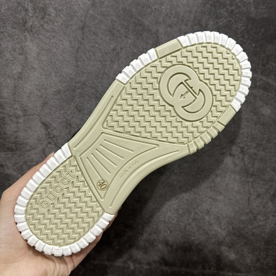 图片[9]-【海淘代购版】Gucci 古驰 RE-Web 新款 复古休闲板鞋 海淘代购专供品质 正确楦型 配件齐全 进口皮料/原版羊皮内里 匠心打造 其用料及细节已争取最大限度还原公司正品 实拍如图 所见即所得 谨防混卖 尺码：39 40 41 42 43 44 45-选品中心