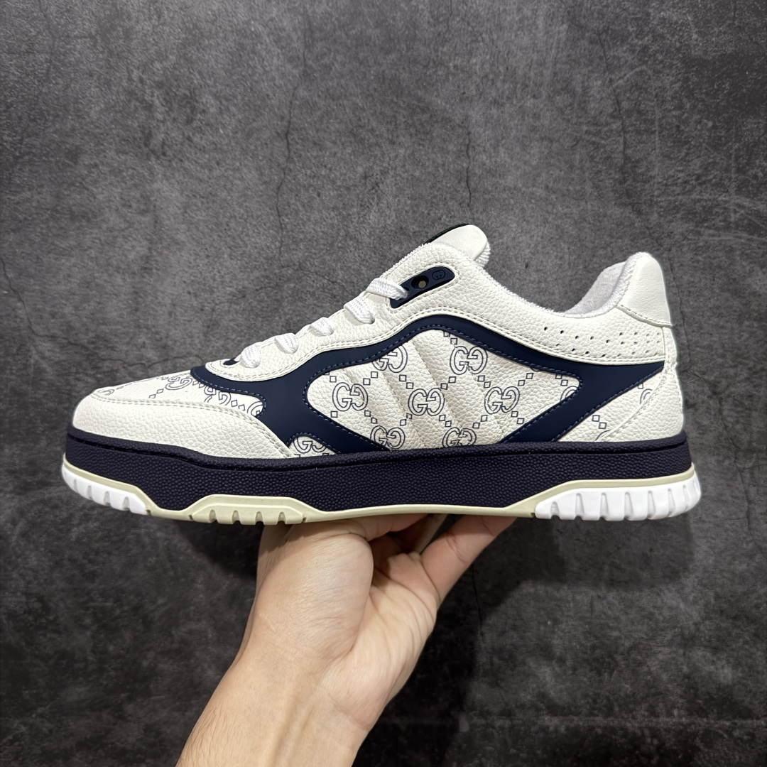 图片[2]-【海淘代购版】Gucci 古驰 RE-Web 新款 复古休闲板鞋 海淘代购专供品质 正确楦型 配件齐全 进口皮料/原版羊皮内里 匠心打造 其用料及细节已争取最大限度还原公司正品 实拍如图 所见即所得 谨防混卖 尺码：39 40 41 42 43 44 45-选品中心