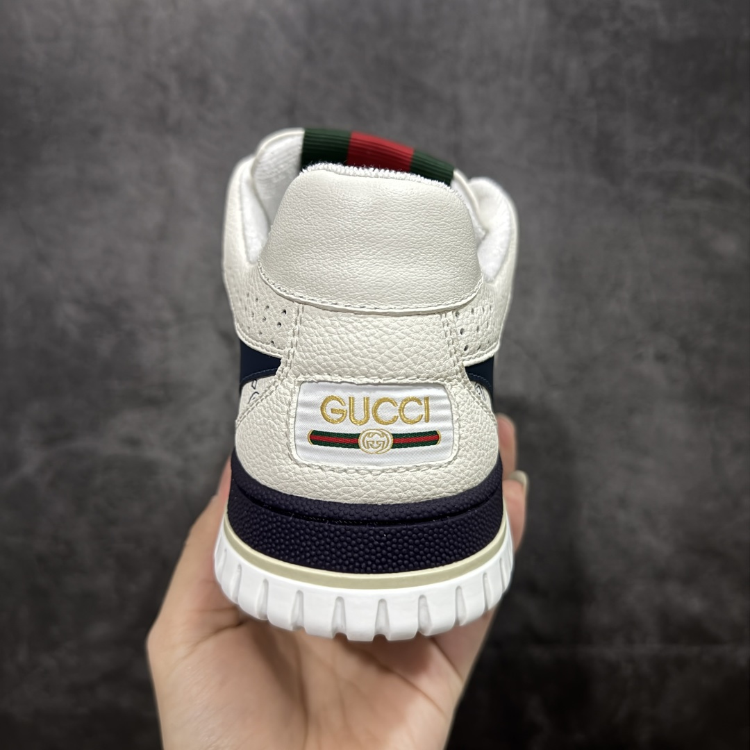 图片[4]-【海淘代购版】Gucci 古驰 RE-Web 新款 复古休闲板鞋 海淘代购专供品质 正确楦型 配件齐全 进口皮料/原版羊皮内里 匠心打造 其用料及细节已争取最大限度还原公司正品 实拍如图 所见即所得 谨防混卖 尺码：39 40 41 42 43 44 45-选品中心