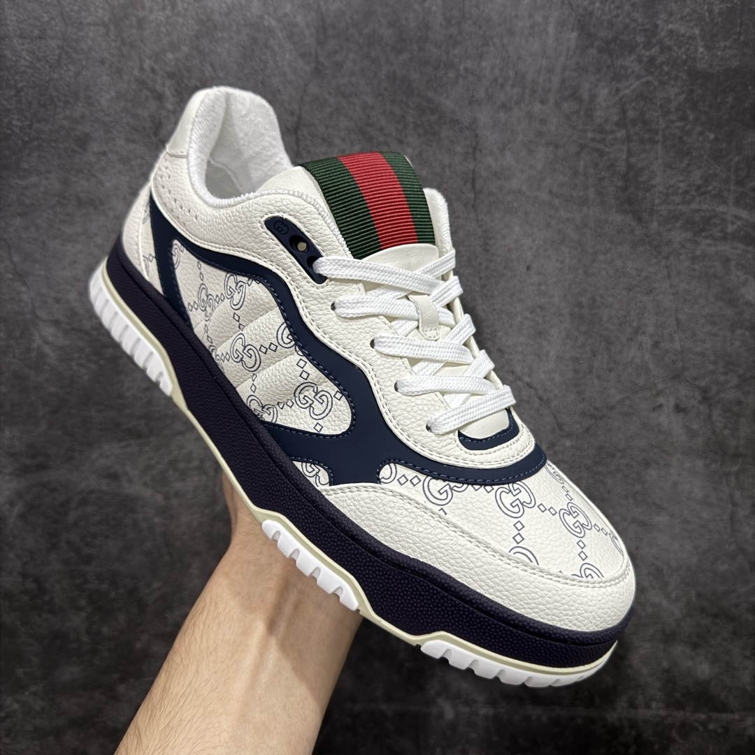 图片[3]-【海淘代购版】Gucci 古驰 RE-Web 新款 复古休闲板鞋 海淘代购专供品质 正确楦型 配件齐全 进口皮料/原版羊皮内里 匠心打造 其用料及细节已争取最大限度还原公司正品 实拍如图 所见即所得 谨防混卖 尺码：39 40 41 42 43 44 45-选品中心