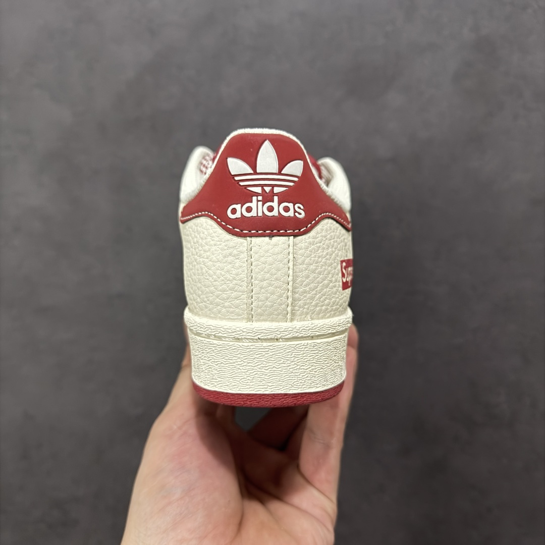 图片[4]-【定制版】AD Originals Superstar 联名贝壳头 原装公司级实拍 采用全新头层拼接皮革材质 后跟采用特色3D立体印字 渠道正品订单 诠释市场最高工艺水平 全鞋进口头层皮料打造。区别市面普通真标版本，进出专柜无压力 货号 DS0034 尺码：36-45 编码：CCB310320-选品中心