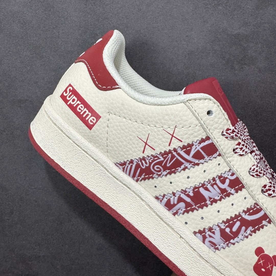 图片[6]-【定制版】AD Originals Superstar 联名贝壳头 原装公司级实拍 采用全新头层拼接皮革材质 后跟采用特色3D立体印字 渠道正品订单 诠释市场最高工艺水平 全鞋进口头层皮料打造。区别市面普通真标版本，进出专柜无压力 货号 DS0034 尺码：36-45 编码：CCB310320-选品中心