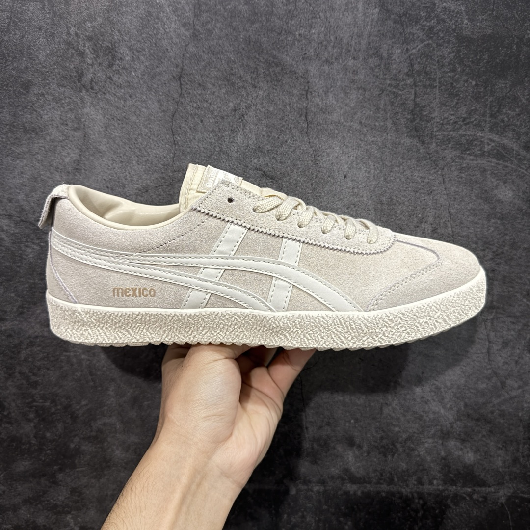 【纯原】亚瑟士 Mexico 66 Delegation 休闲时尚运动板鞋 鬼冢虎秋冬百搭板鞋全麂皮材质