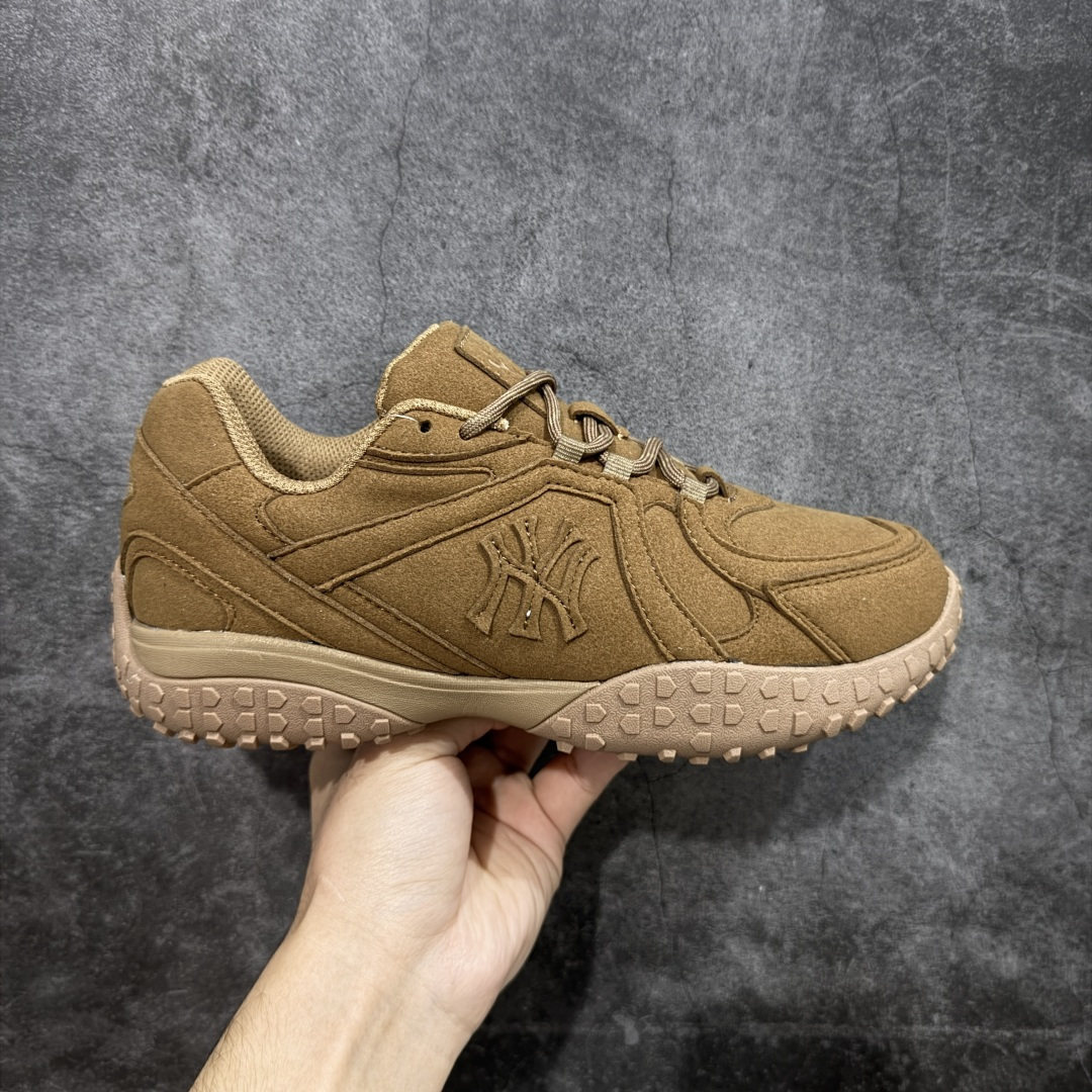 【纯原版】MLB 纽约洋基队 双鞋带 轻量运动百搭 豆豆薄底鞋 防滑轻便 低帮 板鞋 男女同款 MLB官