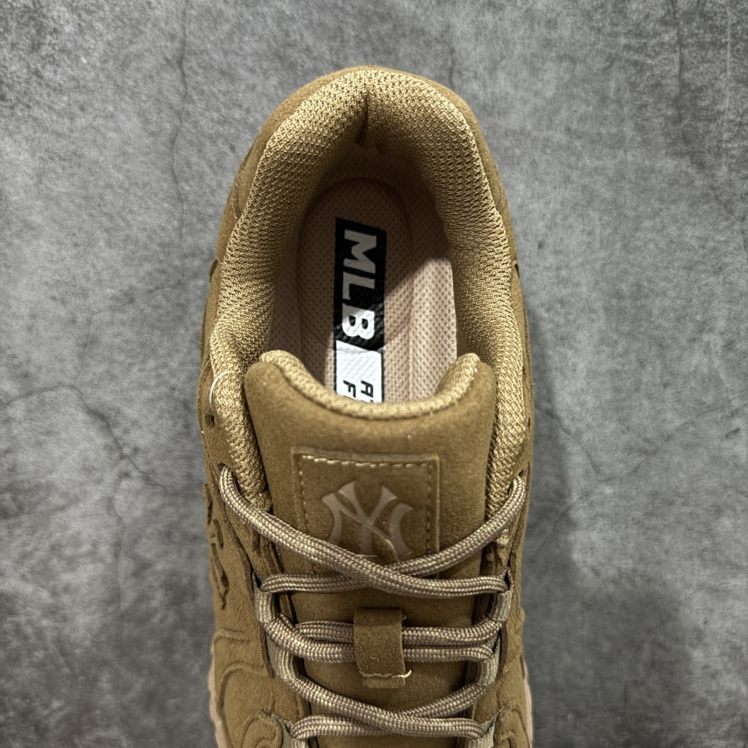 【纯原版】MLB 纽约洋基队 双鞋带 轻量运动百搭 豆豆薄底鞋 防滑轻便 低帮 板鞋 男女同款 MLB官