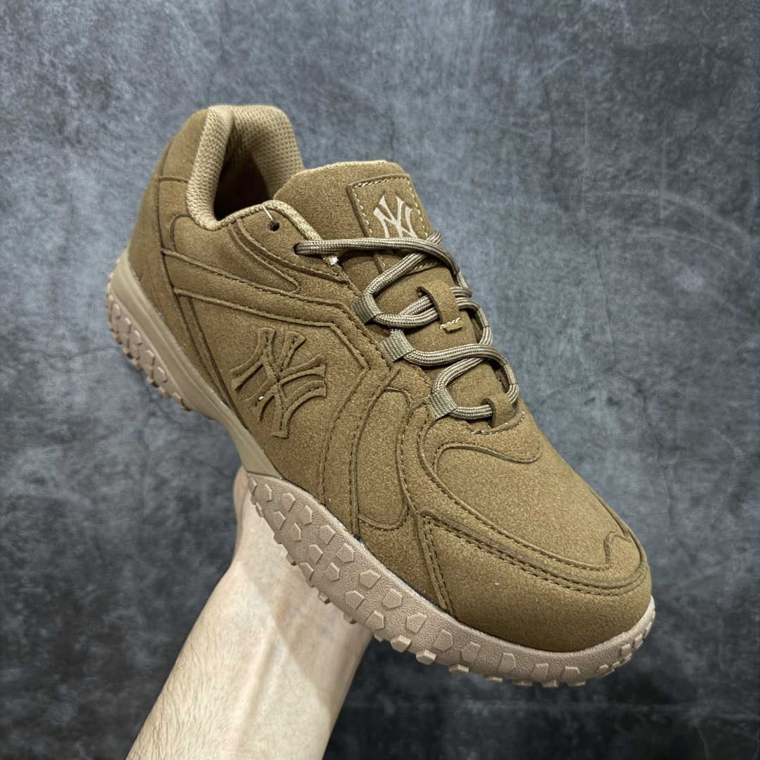 【纯原版】MLB 纽约洋基队 双鞋带 轻量运动百搭 豆豆薄底鞋 防滑轻便 低帮 板鞋 男女同款 MLB官