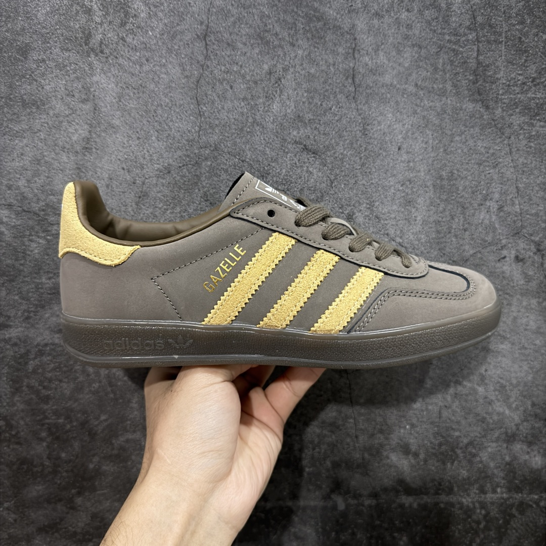 【纯原】Adidas Originals Gazelle Indoor 三叶草复古休闲防滑耐磨低帮板鞋货